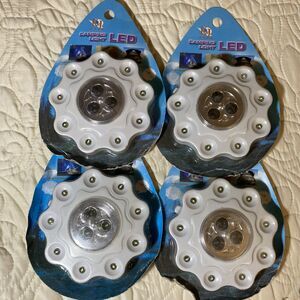 SE 12 LED Touch Tap Light Lantern Magnetic Hanging Closet Camping Lamp Bundle-4